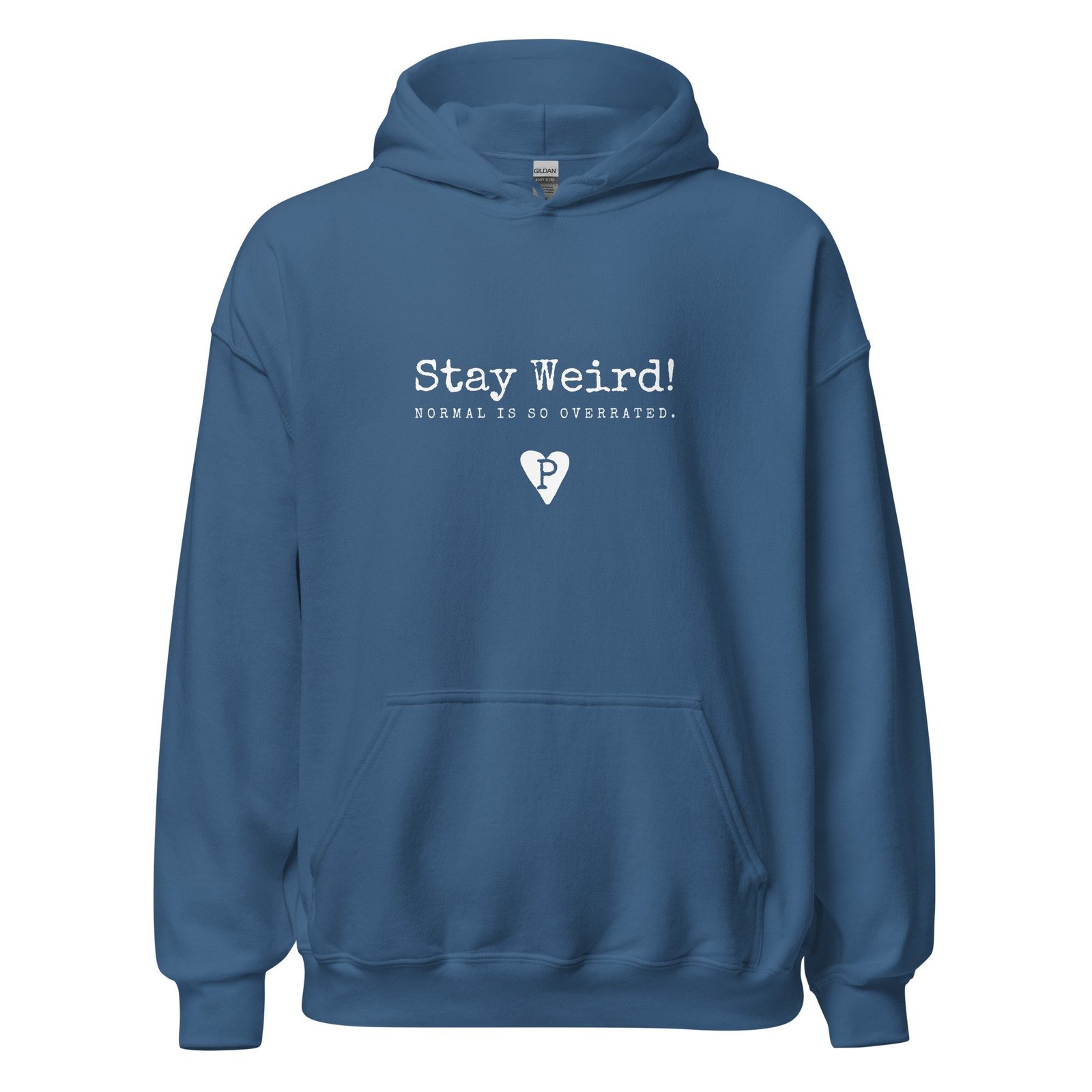 Unisex Hoodie Black Stay Weird! Normal is so overrated. - Image 14