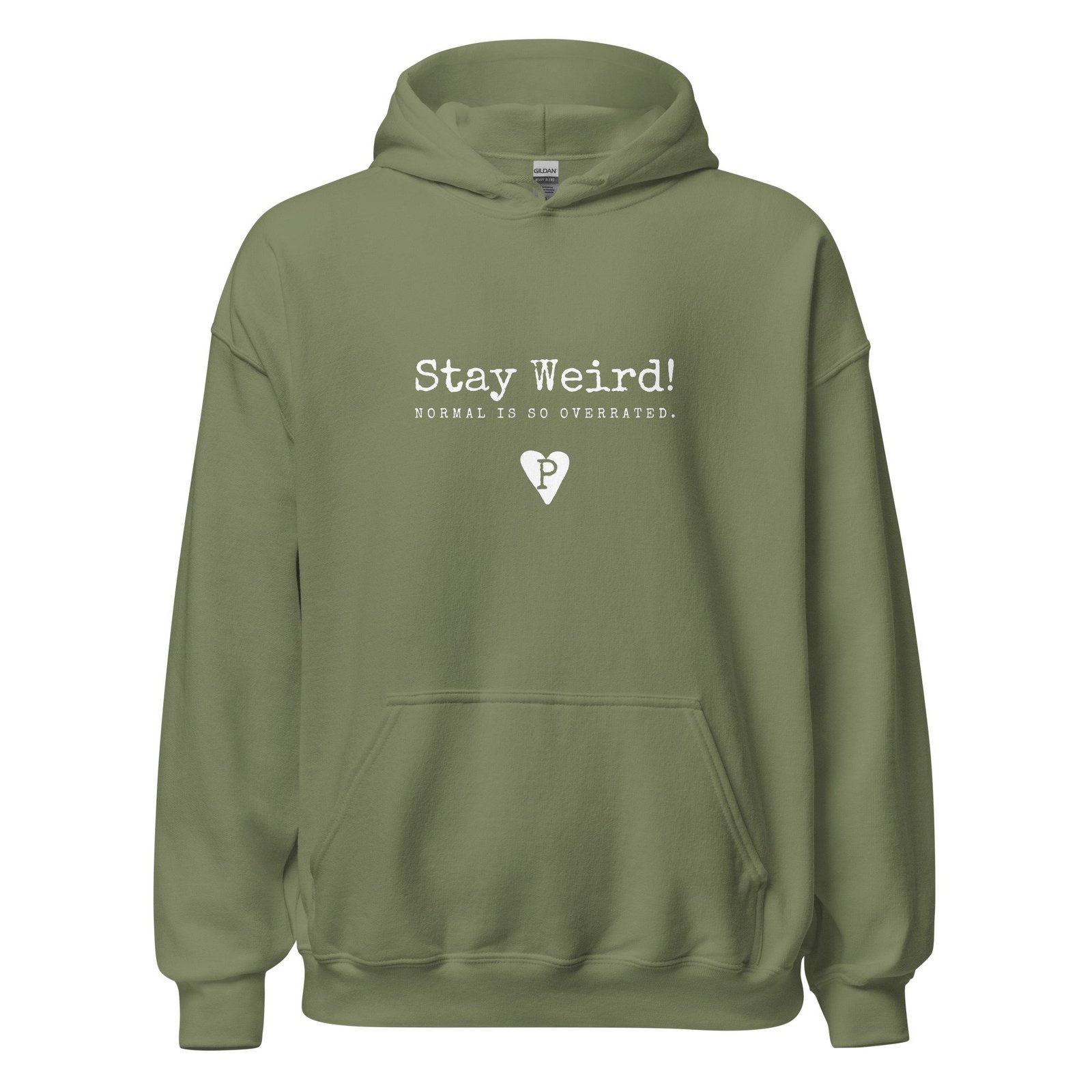 Unisex Hoodie Black Stay Weird! Normal is so overrated. - Image 18