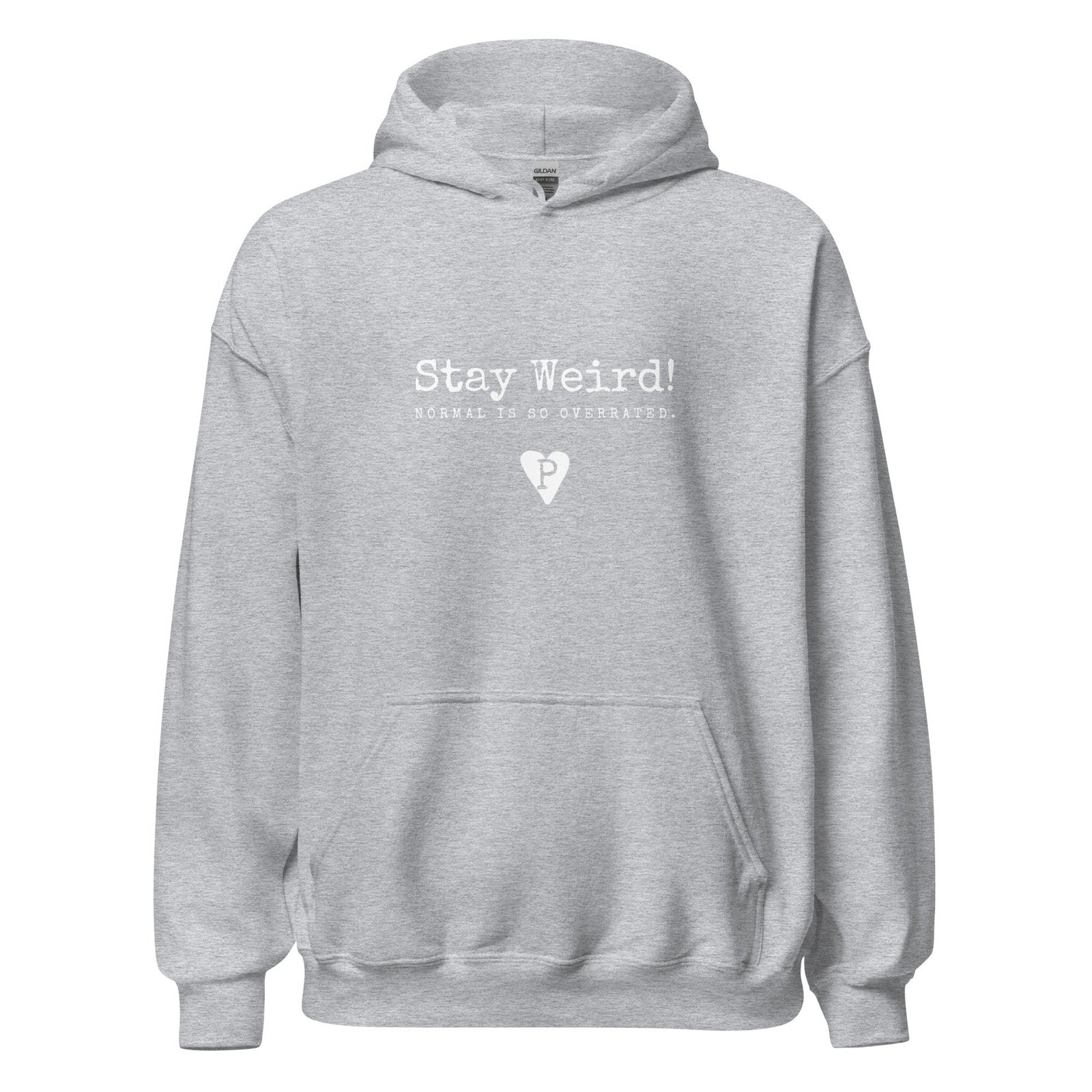 Unisex Hoodie Black Stay Weird! Normal is so overrated. - Image 20