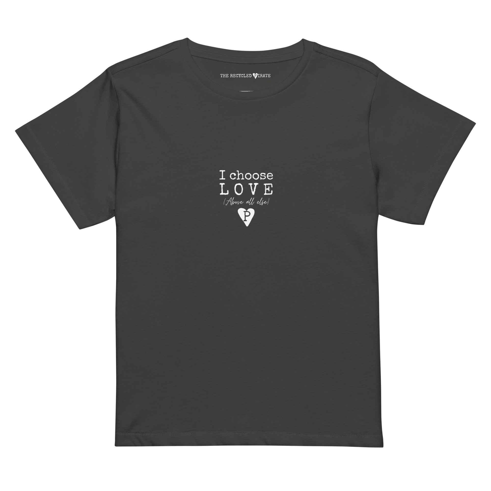 Women’s high-waisted t-shirt I choose love - Image 17